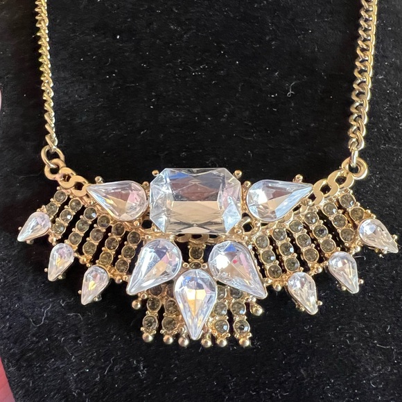 BaubleBar Rhinestones Goldtone Necklace - Picture 2 of 5